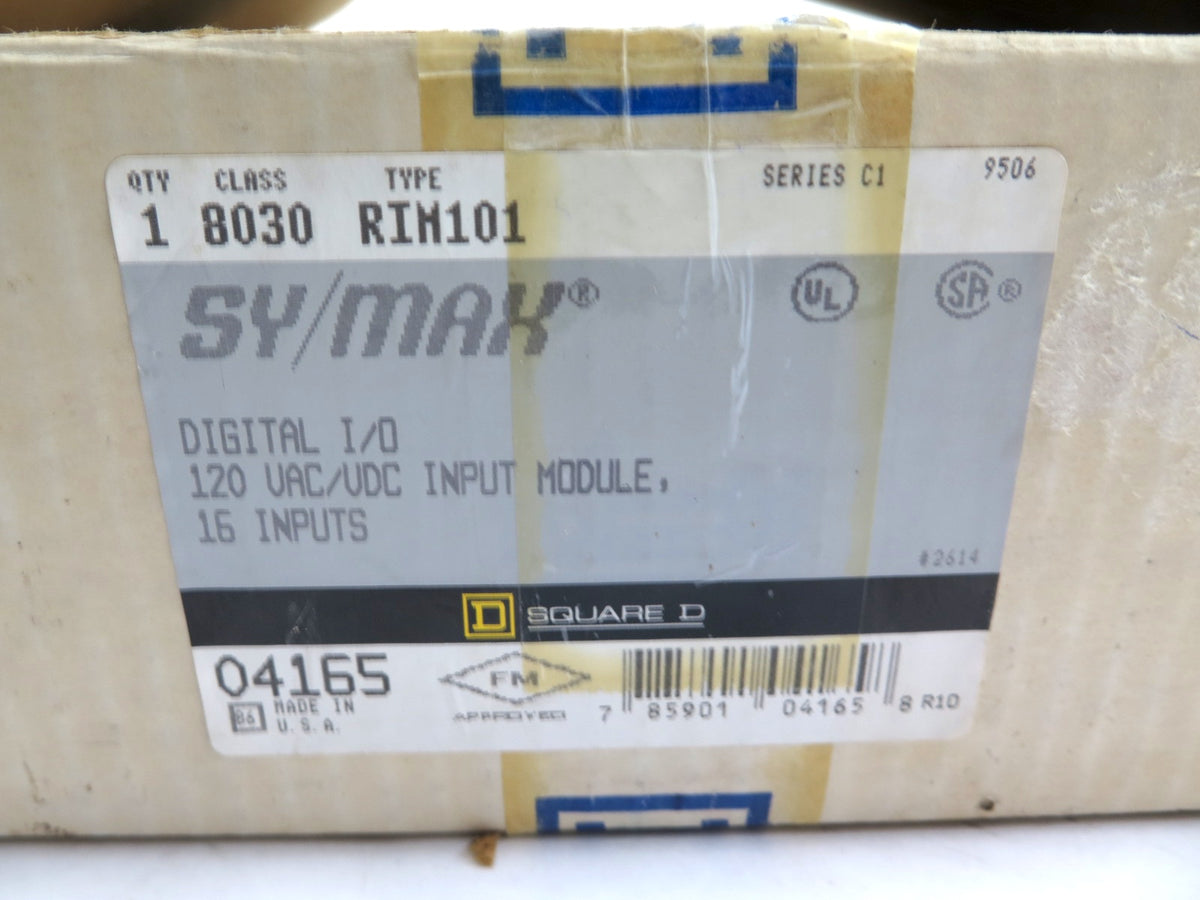 Square D 8300 RIM101 SY/MAX SER C1 INPUT MODULE - Advance Operations