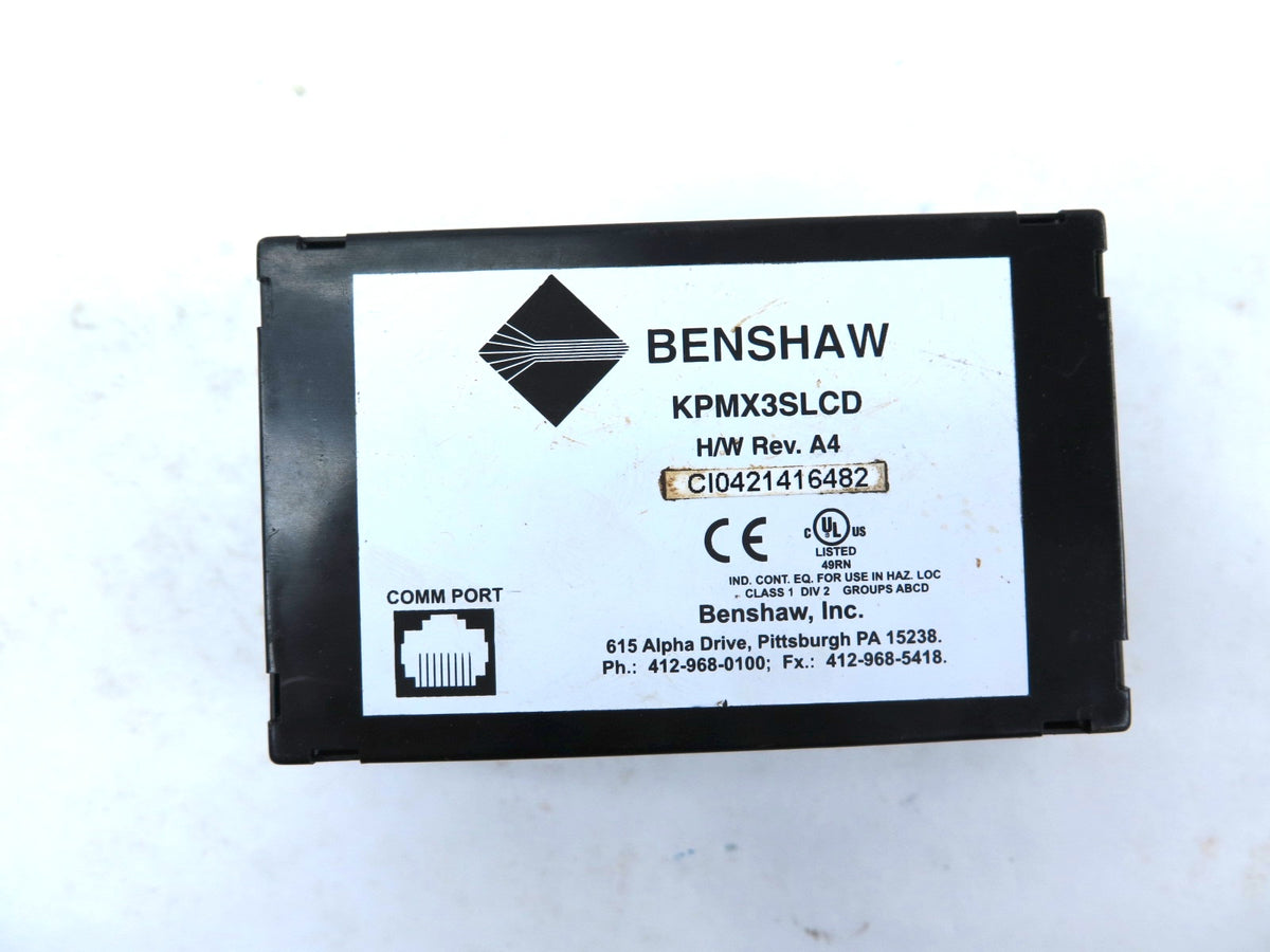 Benshaw KPMX3SLCD Rev.A4 HMI / Door Mounted Keypad - Advance Operations