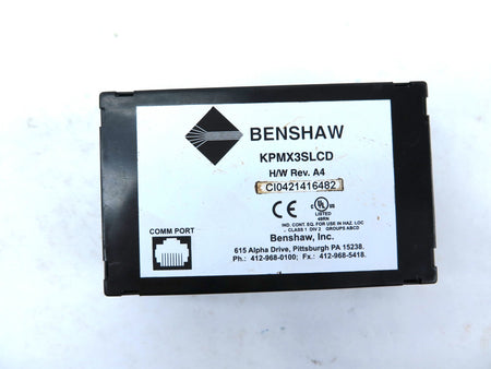 Benshaw KPMX3SLCD Rev.A4 HMI / Door Mounted Keypad - Advance Operations