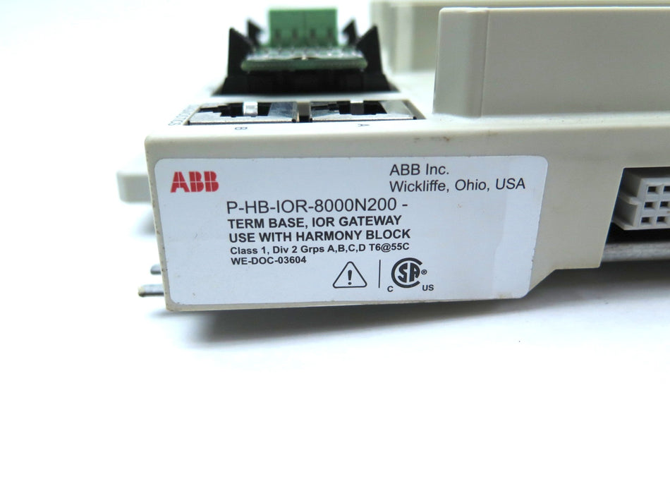 ABB P-HB-IOR-8000N200 Symphony Plus Terminal Base Unit - Advance Operations