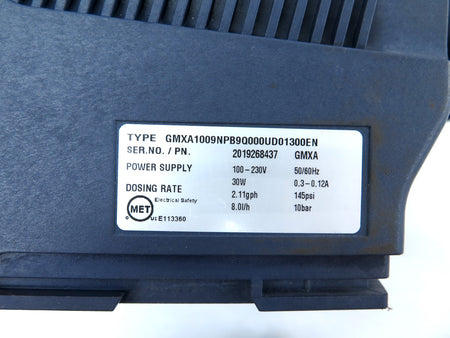 Prominent GMXA1009NPB9Q000UD01300EN Diaphragm Metering Pump Gamma/X - Advance Operations