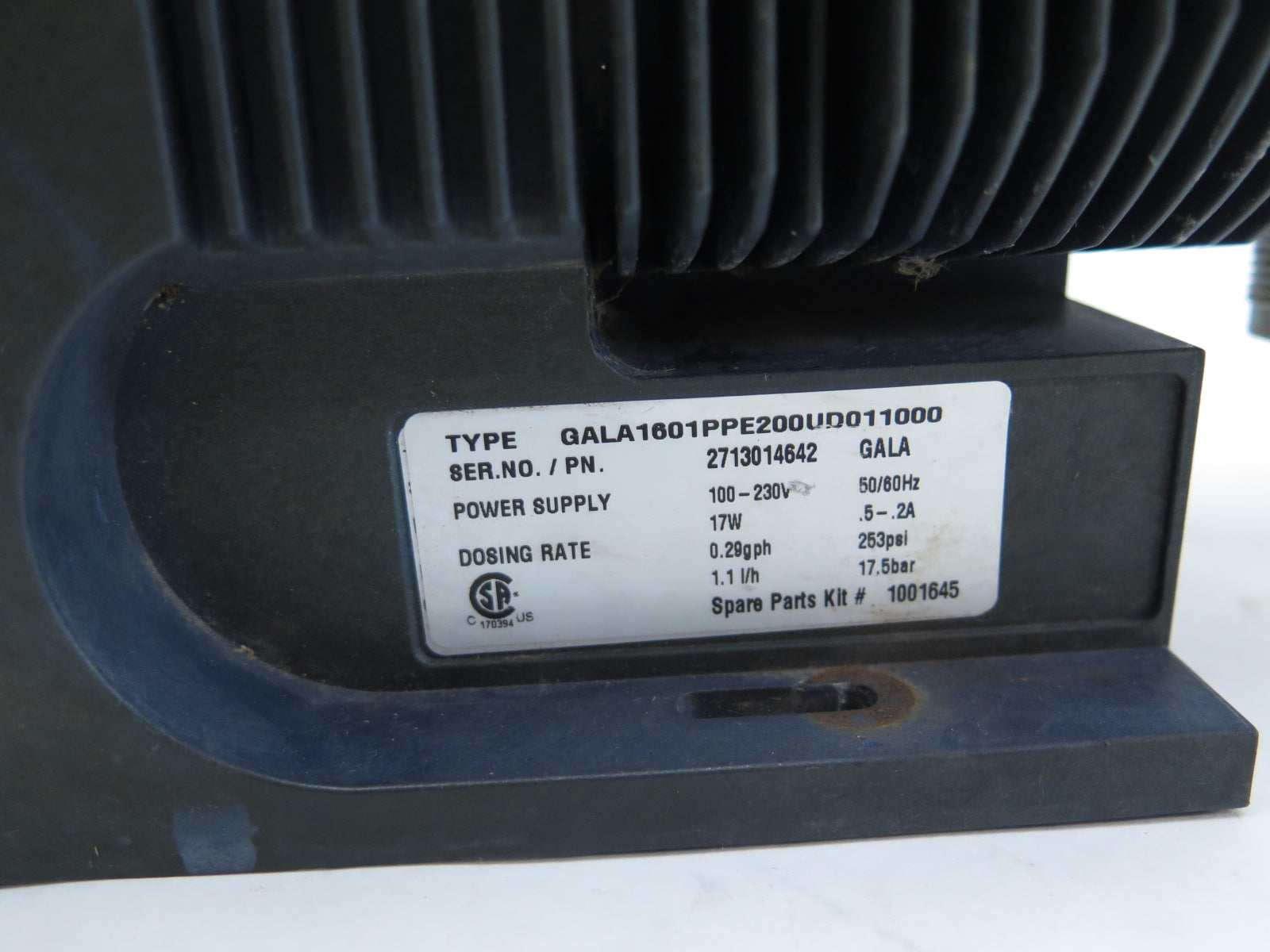 Prominent GALA1601PPE200UD011000 Gamma/L Metering Pump - Advance Operations