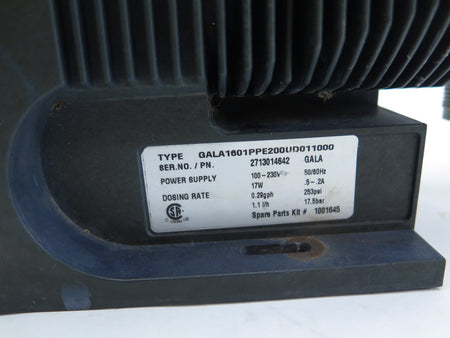 Prominent GALA1601PPE200UD011000 Gamma/L Metering Pump - Advance Operations