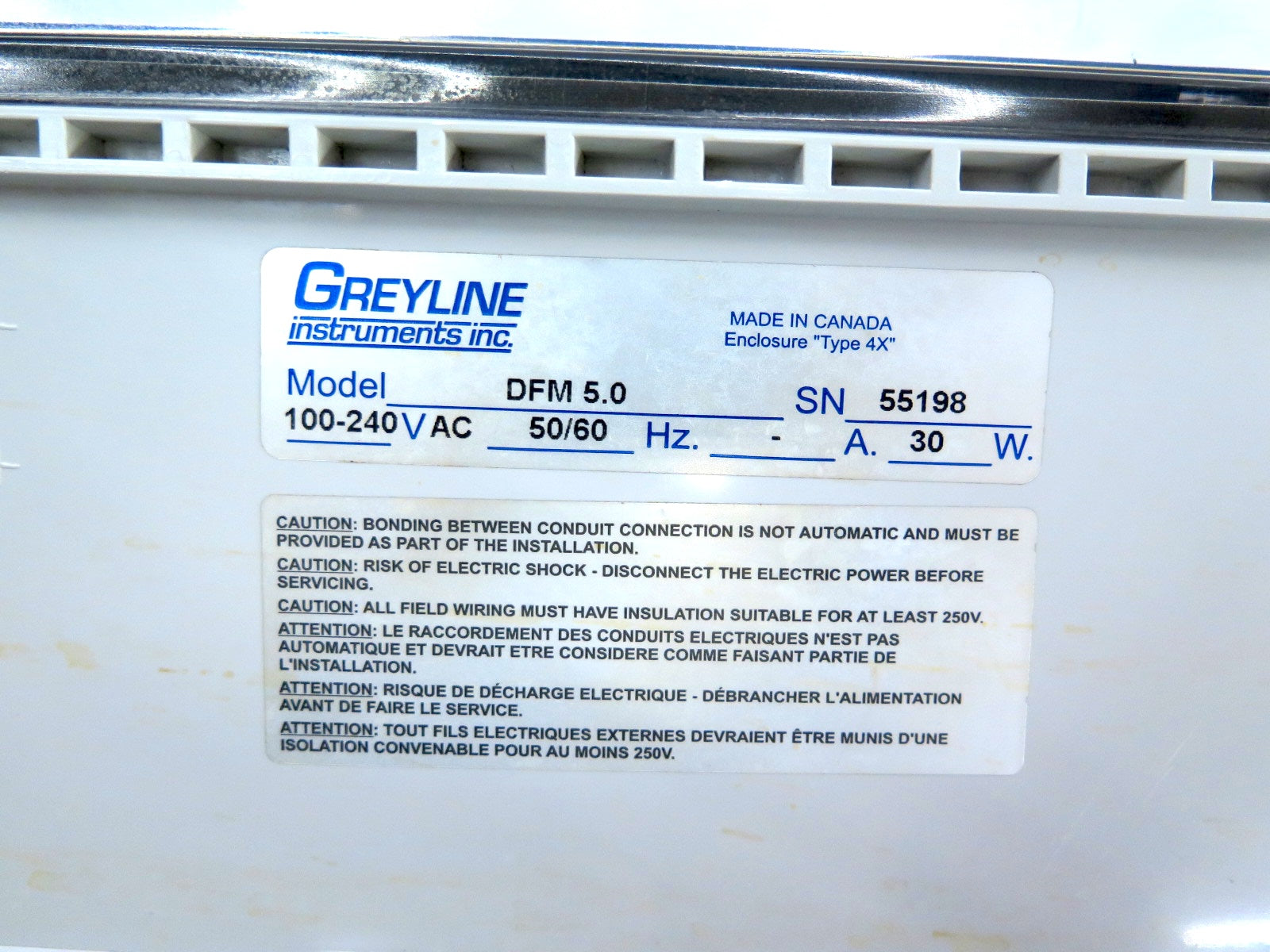 Greyline DFM 5.0 Doppler Flow Meter Transmitter - Advance Operations