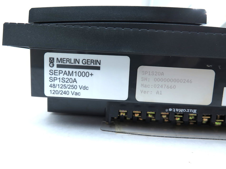 Merlin Gerin SEPAM 1000+ SP1S20A Digital Protection Relay - Advance Operations