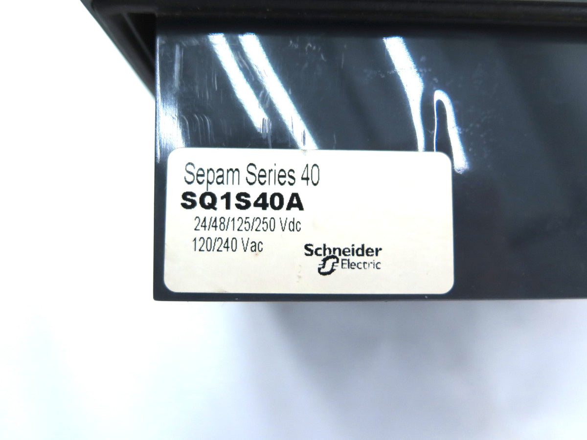 Schneider Square D SQ1S40A / 59604 Protective Relay Controller - Advance Operations