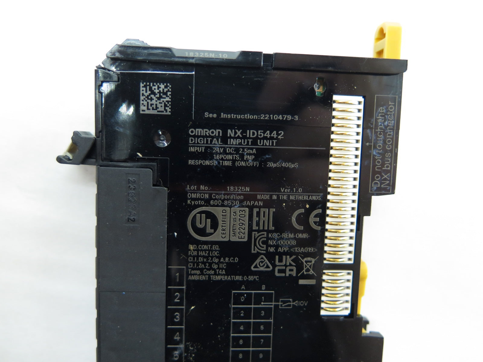 Omron NX-ID5442 Digital Input Unit PLC - Advance Operations