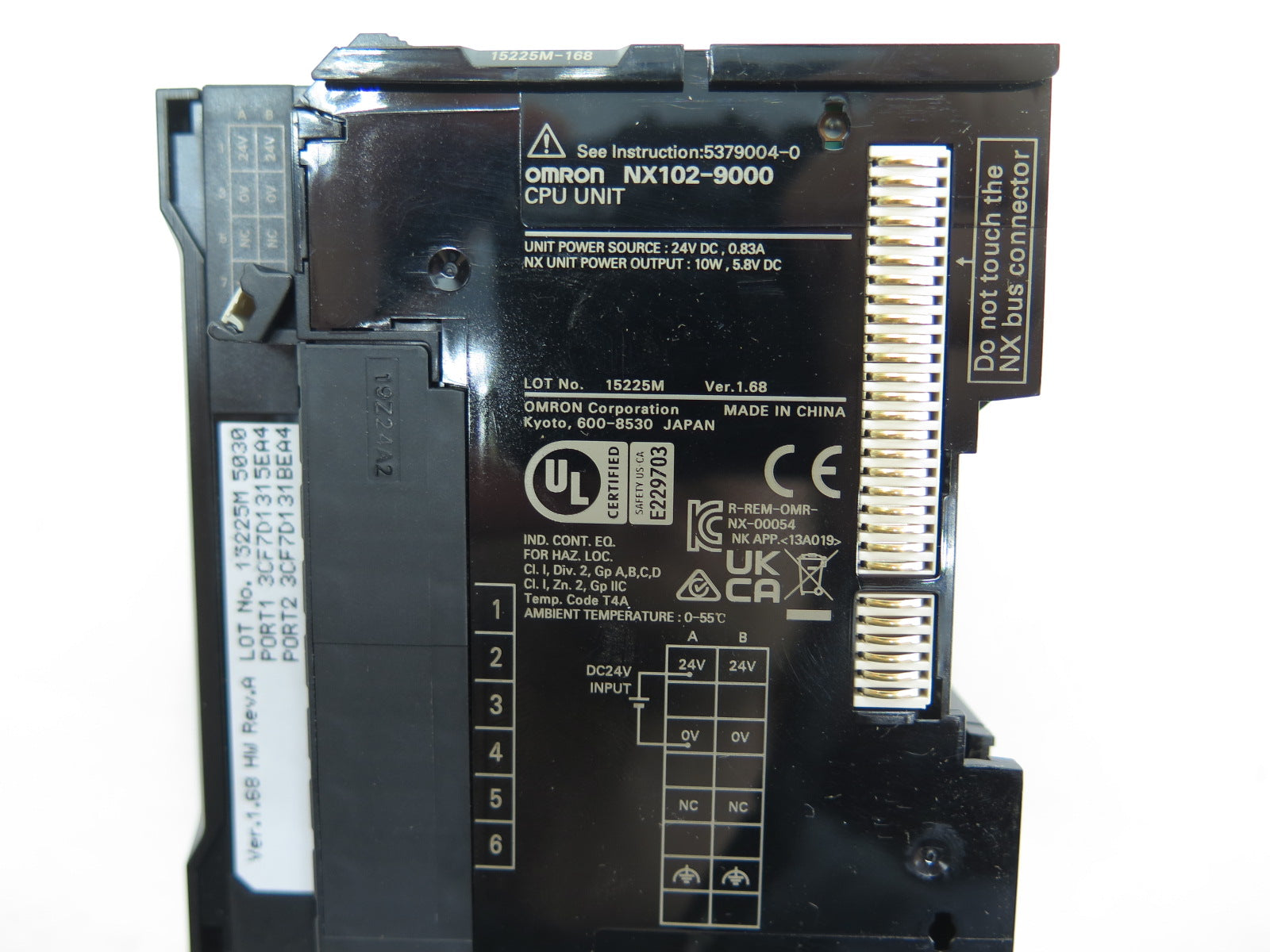 Omron NX102-9000 PLC CPU Module - Advance Operations