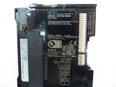 Omron NX102-9000 PLC CPU Module - Advance Operations