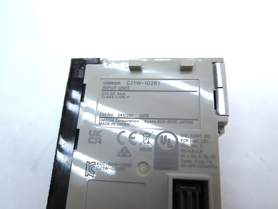 Omron CJ1W-ID261 Digital Input Module PLC - Advance Operations