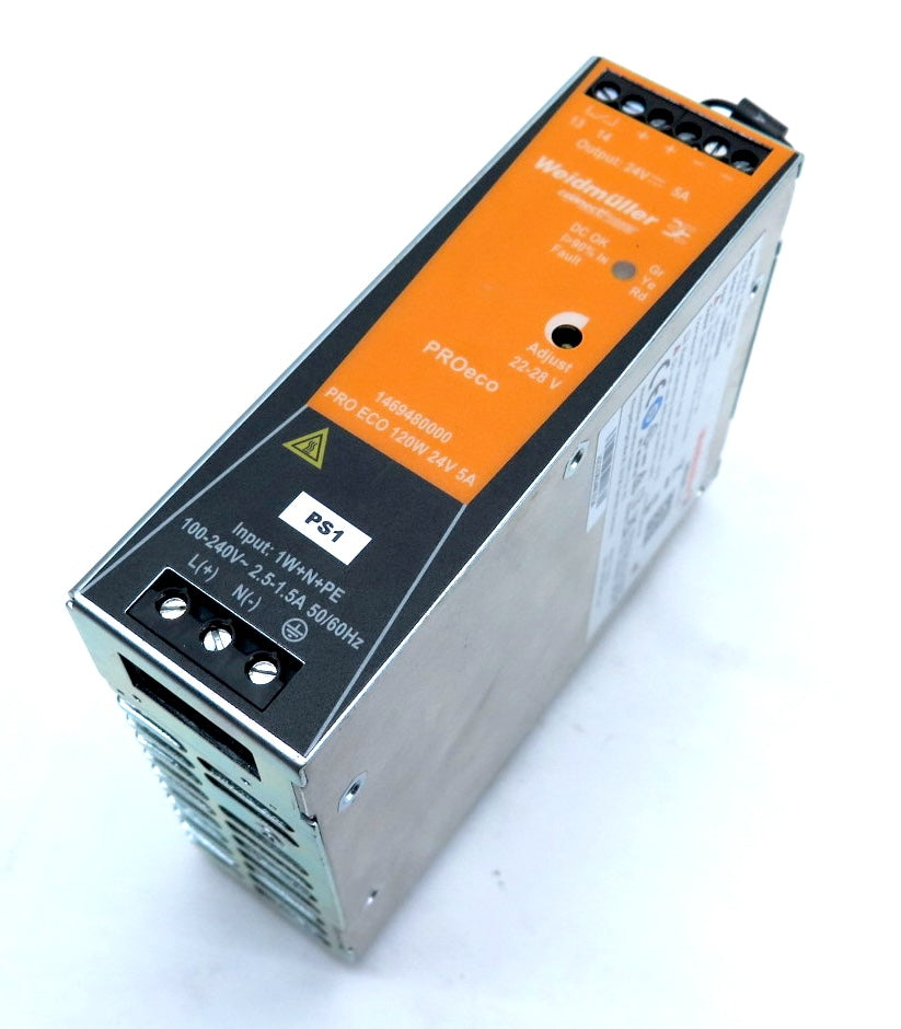 Weidmuller 1469480000 PRO ECO 120W 24V 5 A Power Supply - Advance Operations