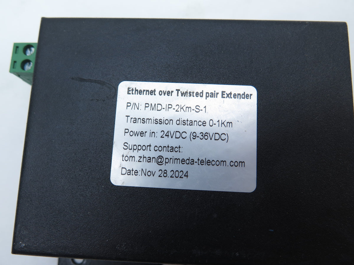 Primeda-Telecom PMD-IP-2Km-S-1 Ethernet Over Twisted Pair Extended - Advance Operations