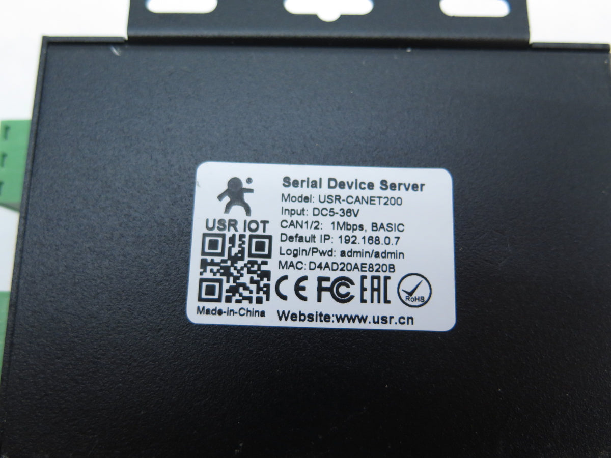 USR USR-CANET200 Industrial CAN to Etherent Converter Supports CAN to Ethernet - Advance Operations