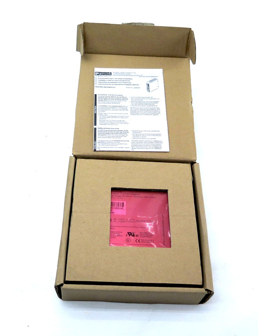 Phoenix Contact TRIO-PS/1AC/24DC/2.5 Power Supply Ac To Dc 2.5a Amp 24v-dc - Advance Operations