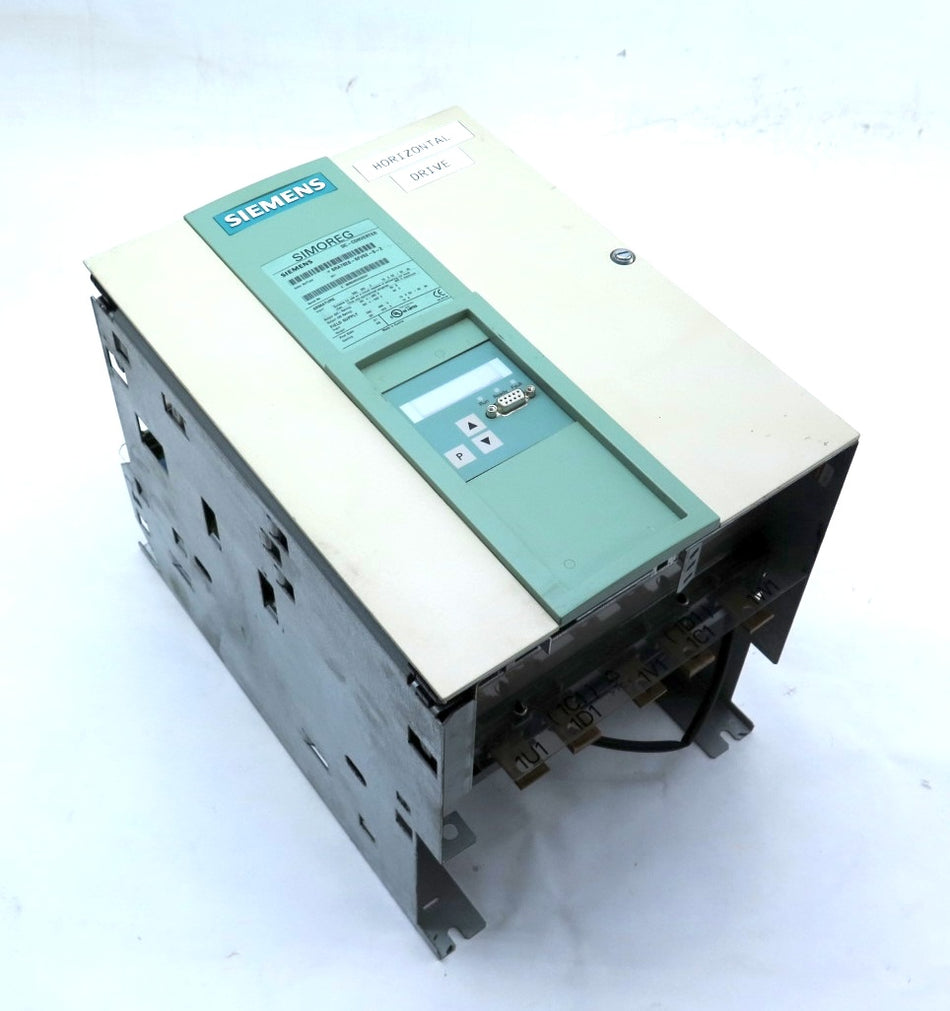 Siemens 6RA7028-6FV62-0-Z DC Converter / DC Drive 460V - Advance Operations