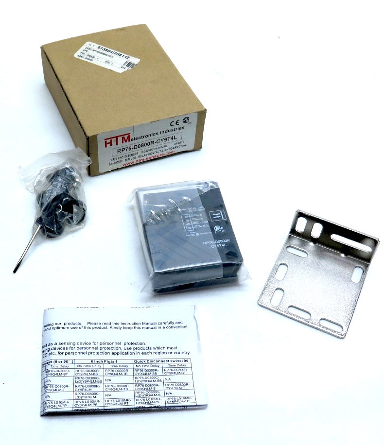 HTM Electronics Industries RP76-D0800R-CY9T4L Sensor - Advance Operations