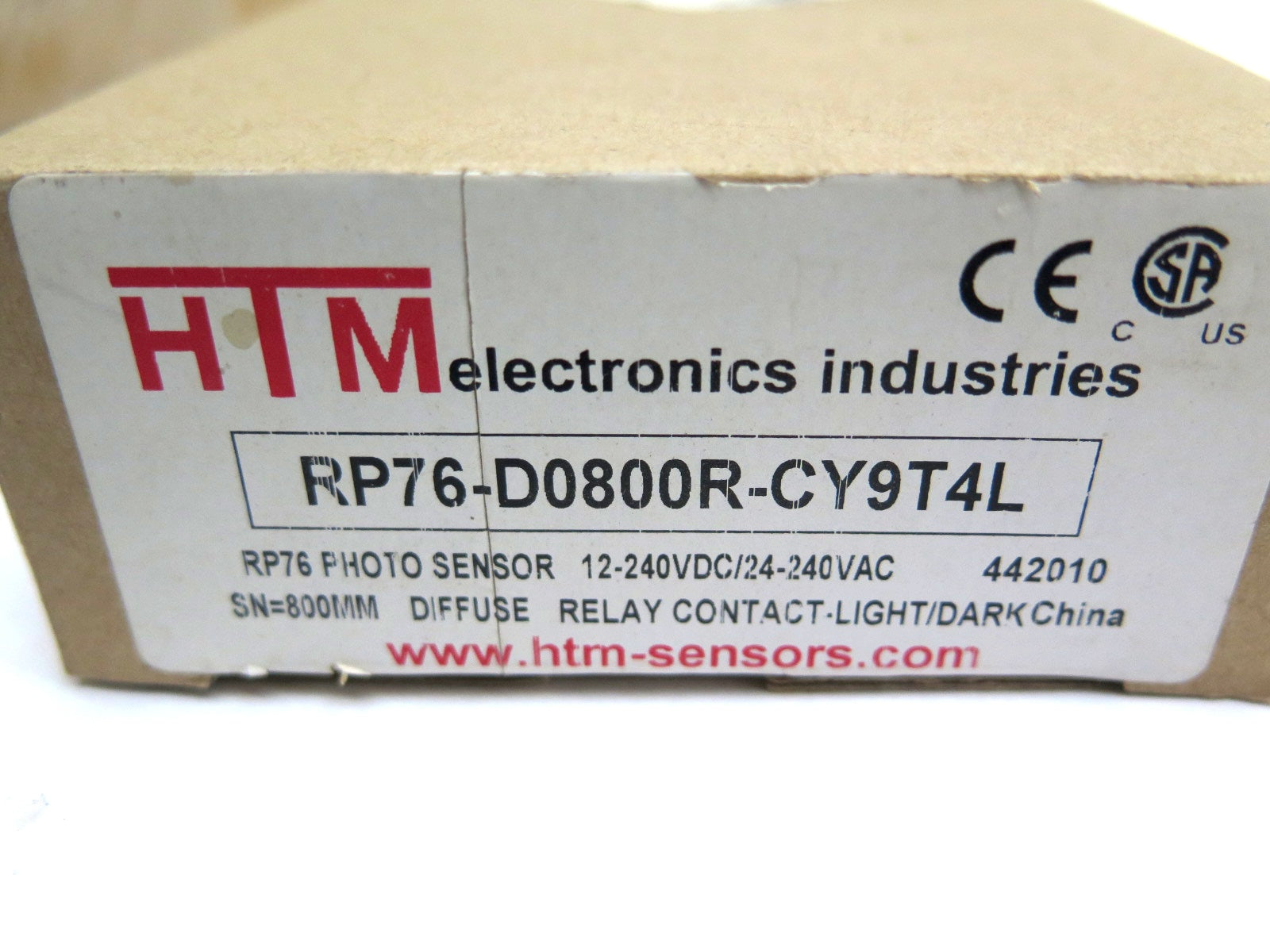 HTM Electronics Industries RP76-D0800R-CY9T4L Sensor - Advance Operations