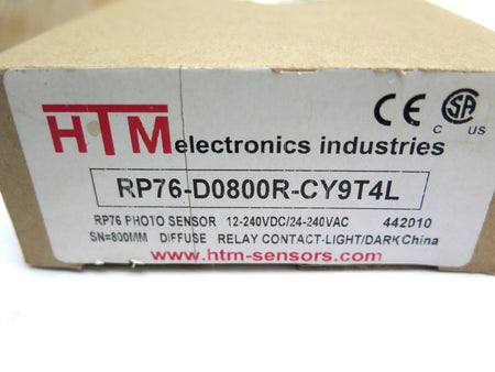 HTM Electronics Industries RP76-D0800R-CY9T4L Sensor - Advance Operations