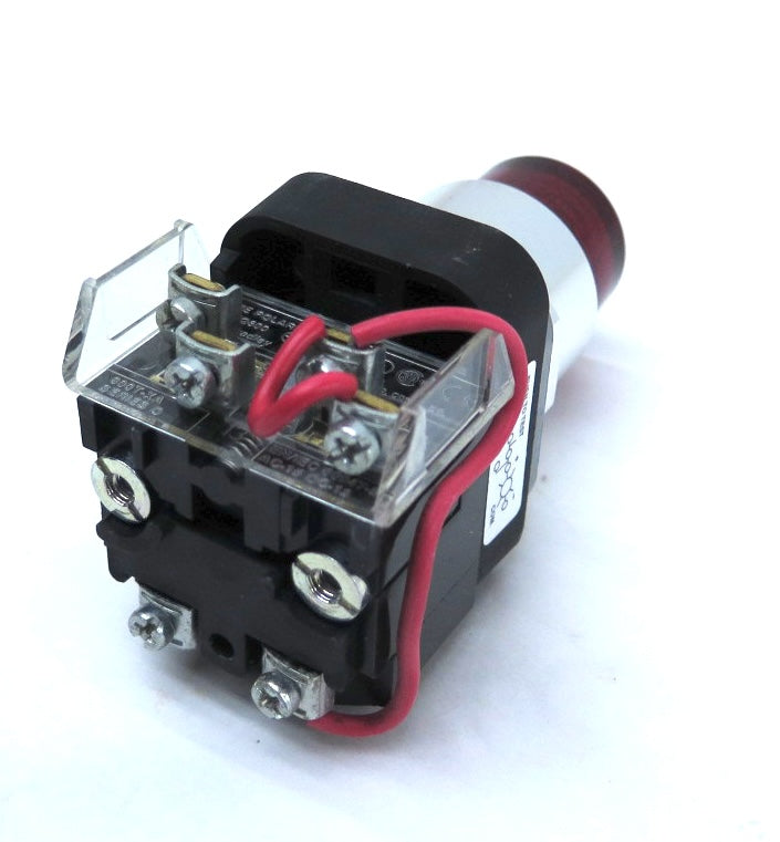 Allen-Bradley 800T-PT16R Pushbutton Red 120Vac - Advance Operations