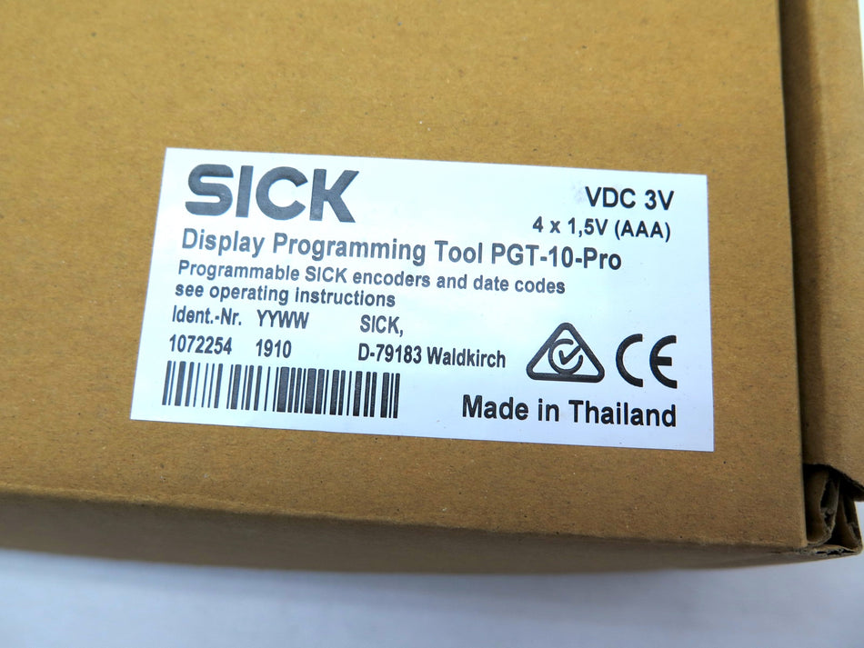 Sick PGT-10-PRO Display Programming Tool - Advance Operations