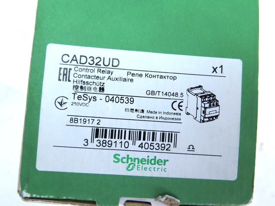 Schneider CAD32UD Control Relay - Advance Operations