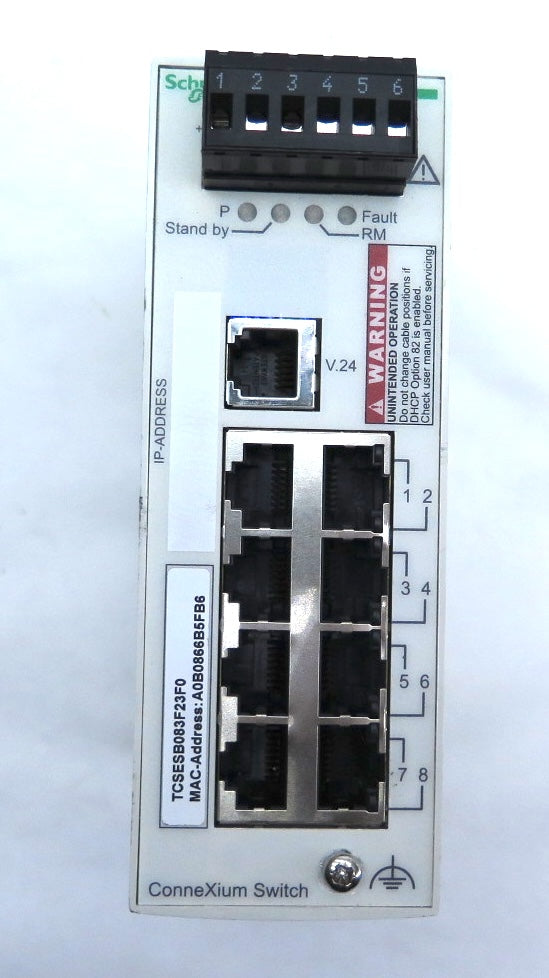 Schneider Electric TCSESB083F23F0 Modicon Connexium Switch - Advance Operations