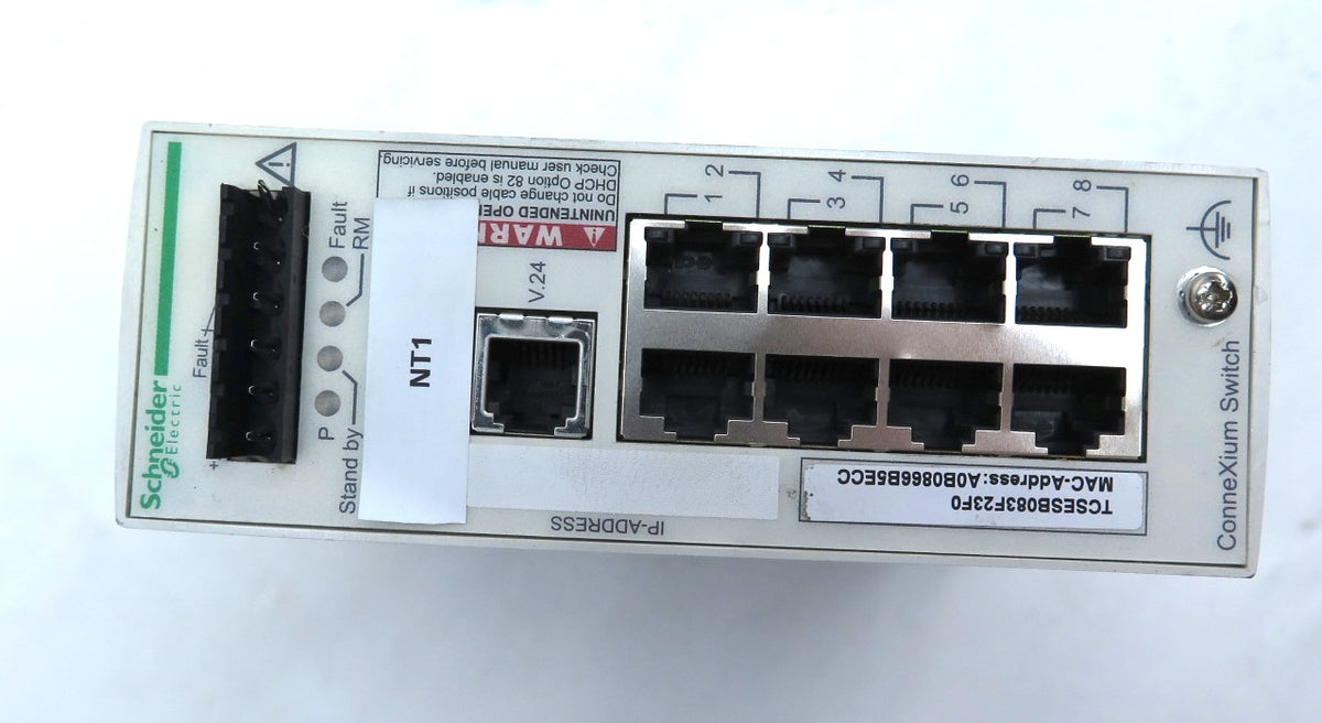 Schneider Electric TCSESB083F23F0 Connexium Modicon Switch *NO CONNECTOR - Advance Operations