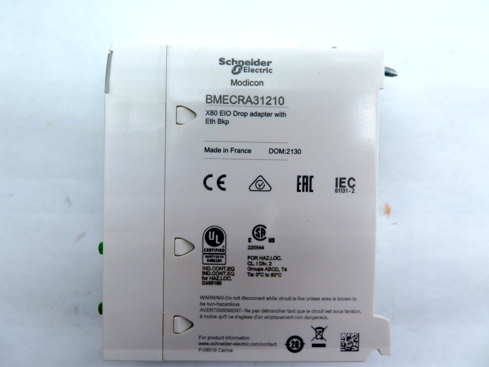Schneider Electric BMECRA31210 EIO Drop Adpater - Advance Operations