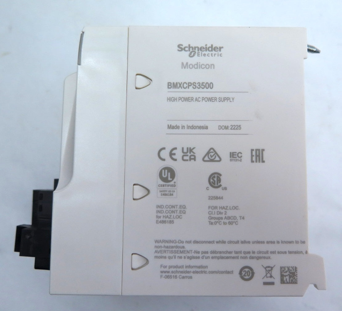 Schneider Electric BMXCPS3500 Power Supply 100-240Vac to 24Vdc - Advance Operations