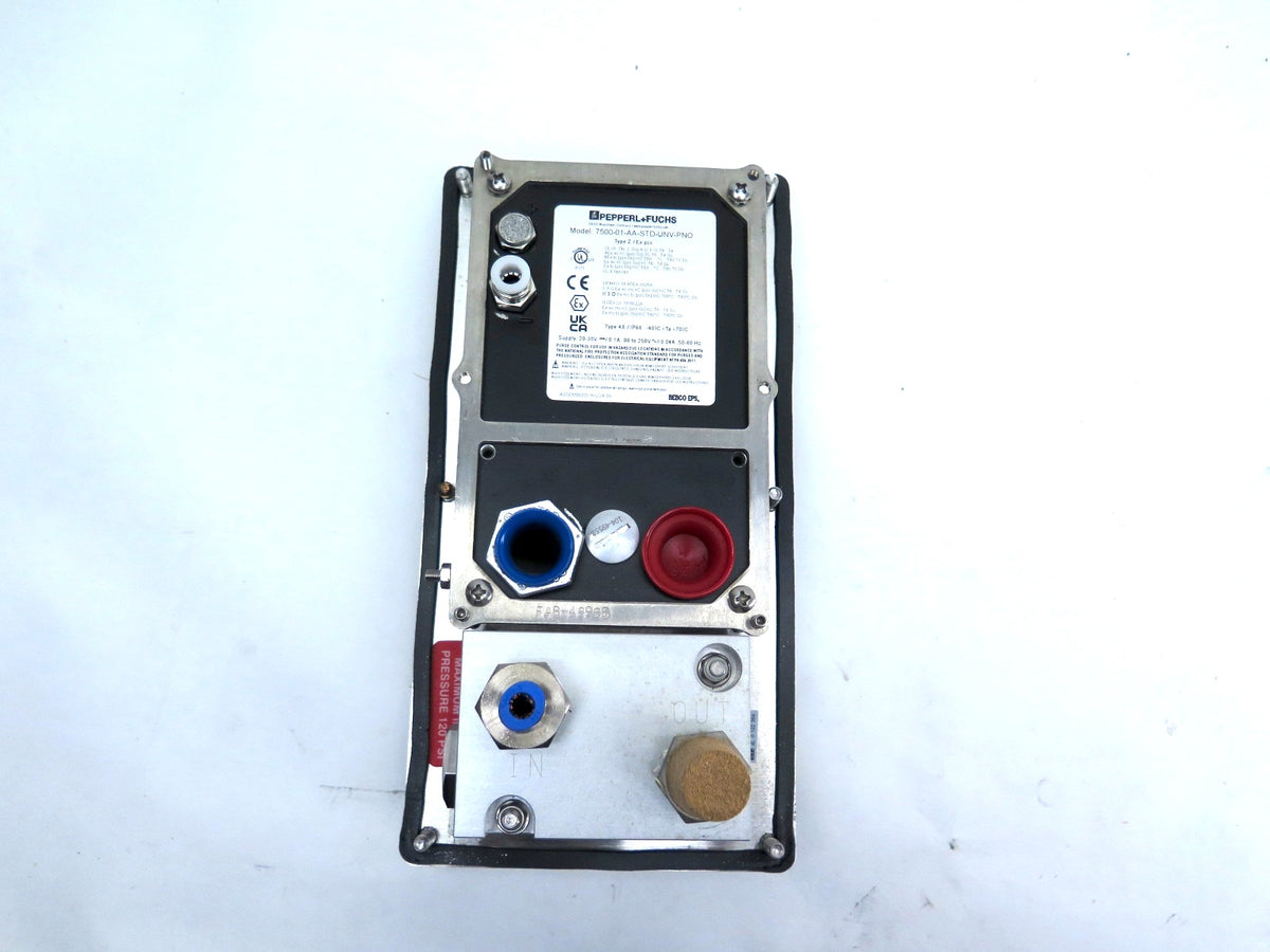 Pepperl + Fuchs 7500-MTD-PMRW-01 Purge And Pressurization Controls - Advance Operations