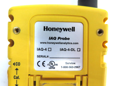 Honeywell IAQ-4-DL Probe Analytics Portable Air Quality Monitoring Tool - Advance Operations