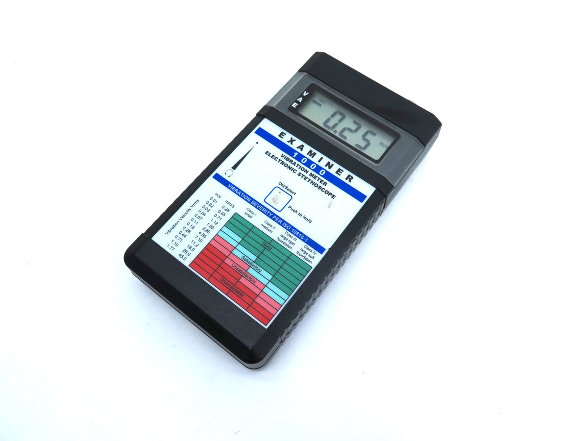 Monarch Instruments Examiner 1000 Vibration Meter Electronic Stethoscope - Advance Operations
