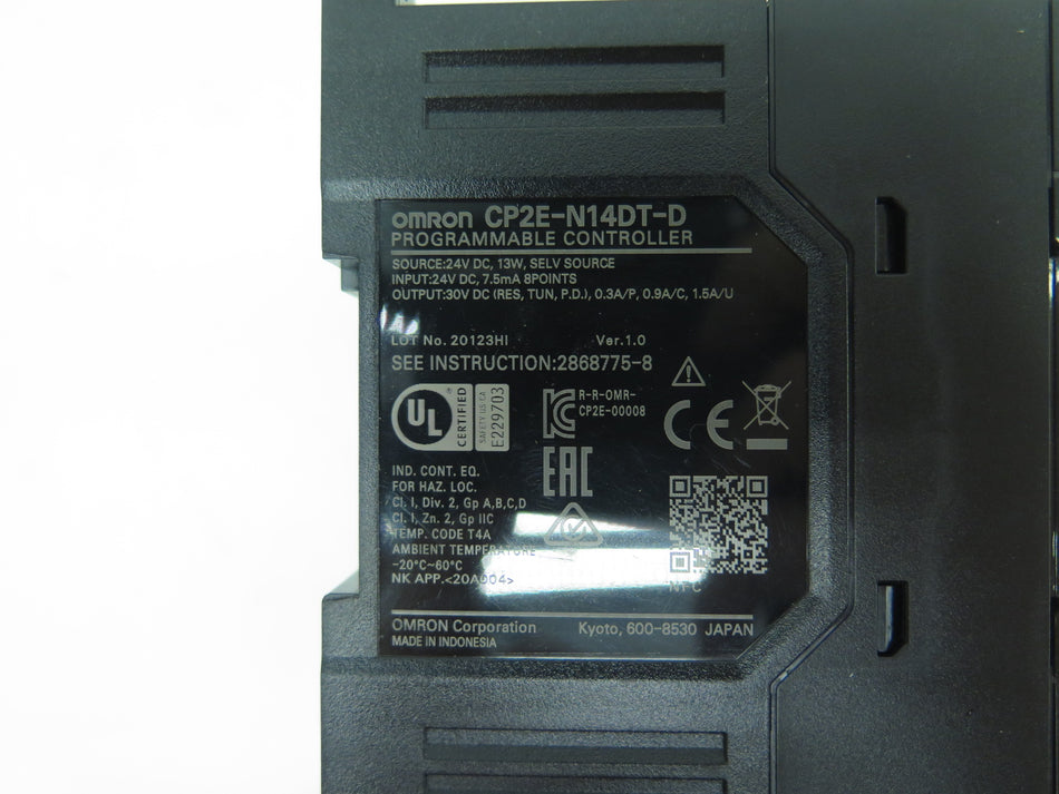Omron CP2E-N14DT-D PLC Controller Module