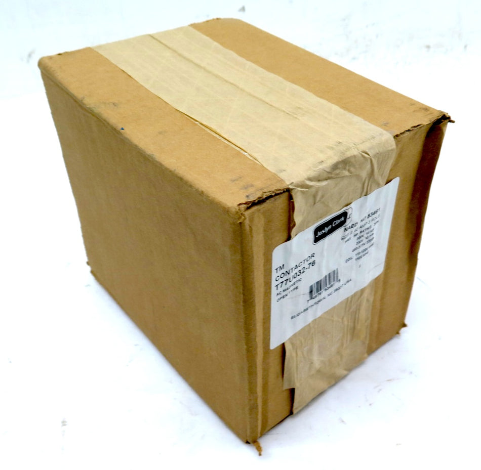 Joslyn Clark T77U032-76 Contactor Size 2 50A 3 Pole 25HP Max 120Vac Coil