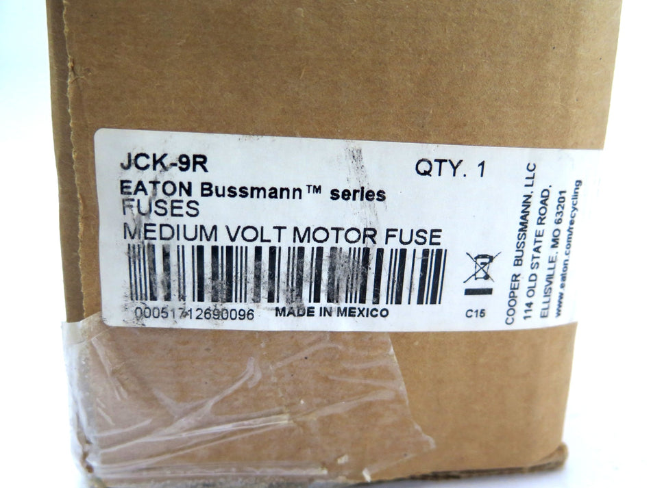 Eaton / Bussmann JCK-9RA Medium Volt Motor Fuse NEW IN BOX