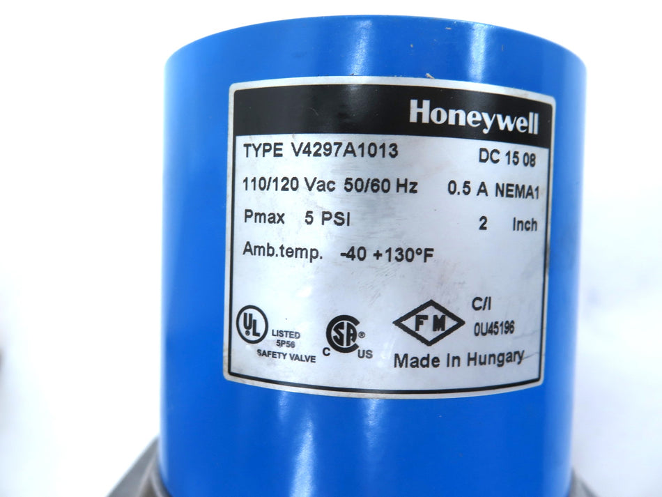 Honeywell V4297A1013 Solenoid Gas Valve