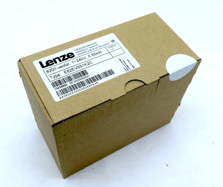 Lenze E82EV551K2C Frequency Inverter 0.55kW AC Drive