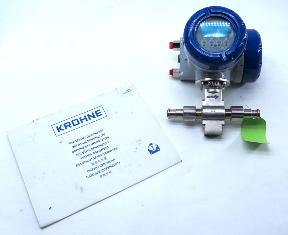Krohne OPTIFLUX 6300 C Flow Meter 100-230Vac 1/2" / 15mm