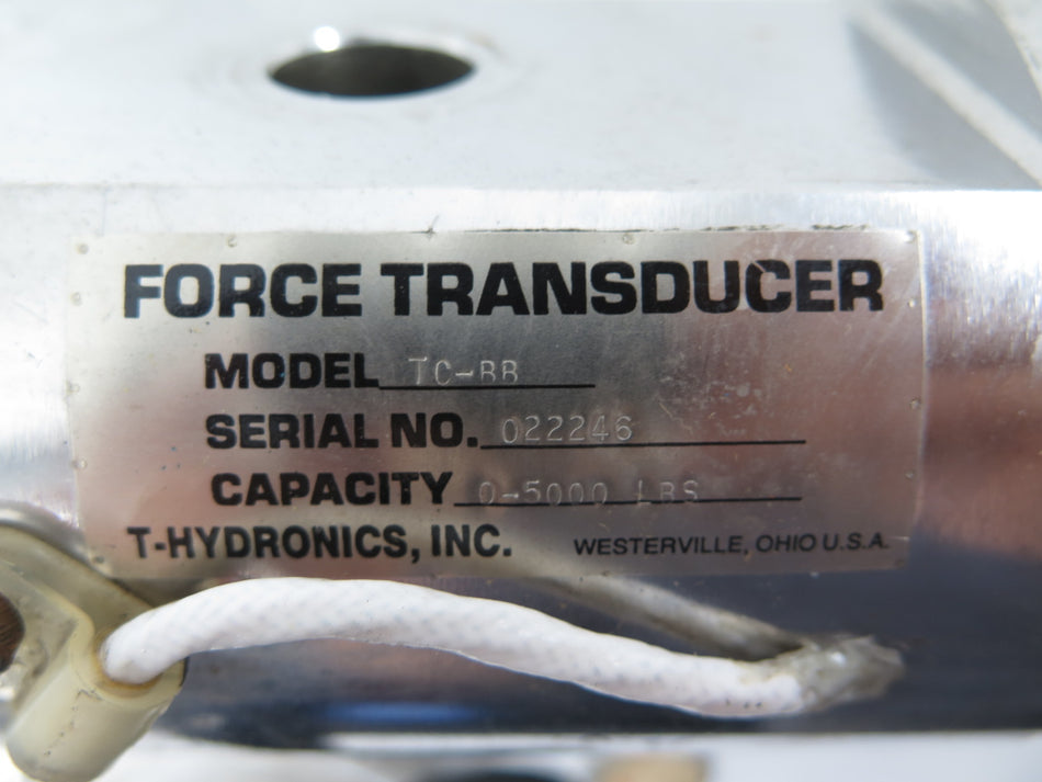 T-Hydronics TC-BB Force Transducer Tension Load Cell 0-5000 Lbs