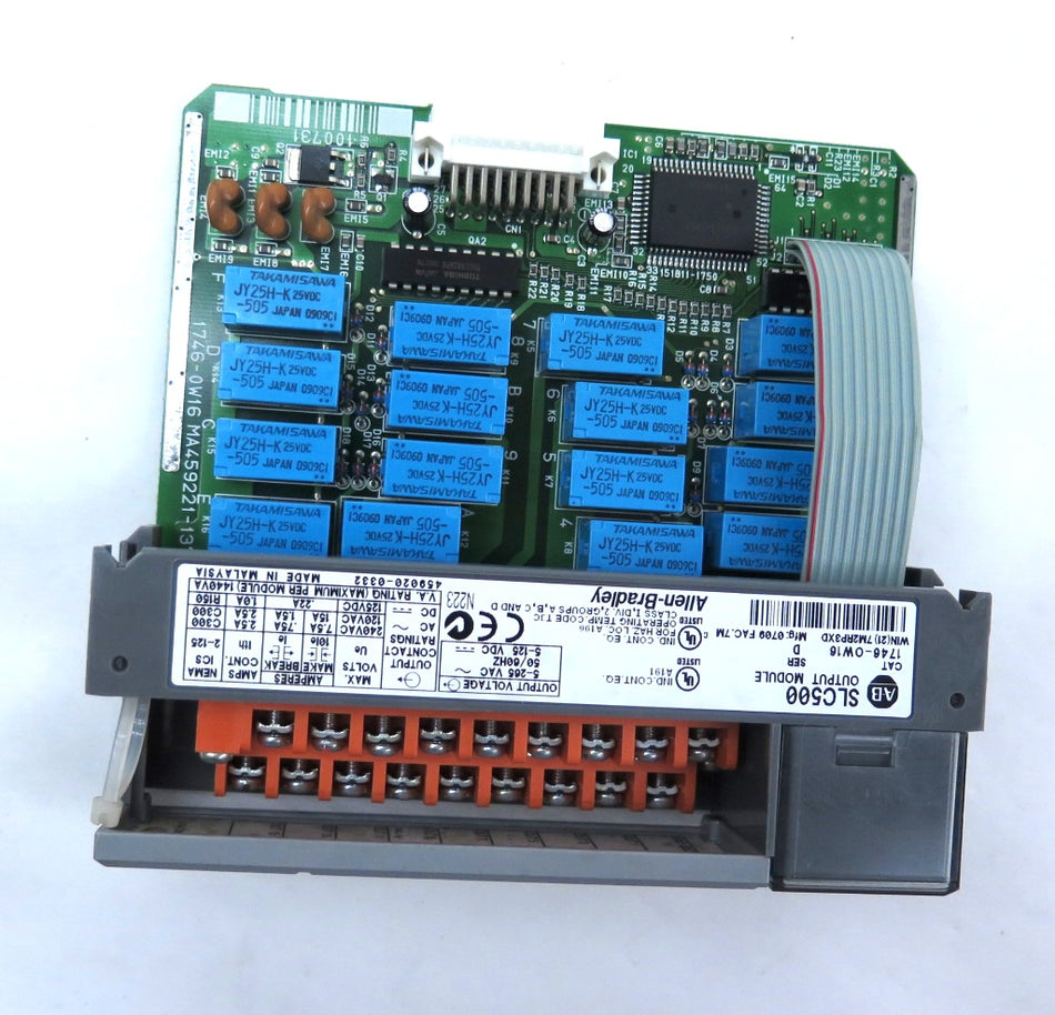 Allen-Bradley 1746-OW16 SER.D PLC Output Module SLC500