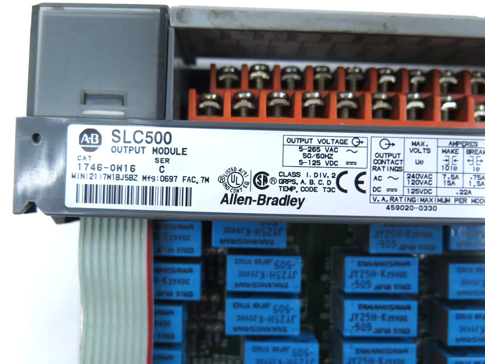 Allen-Bradley 1746-OW16 SER.C PLC Output Module SLC500