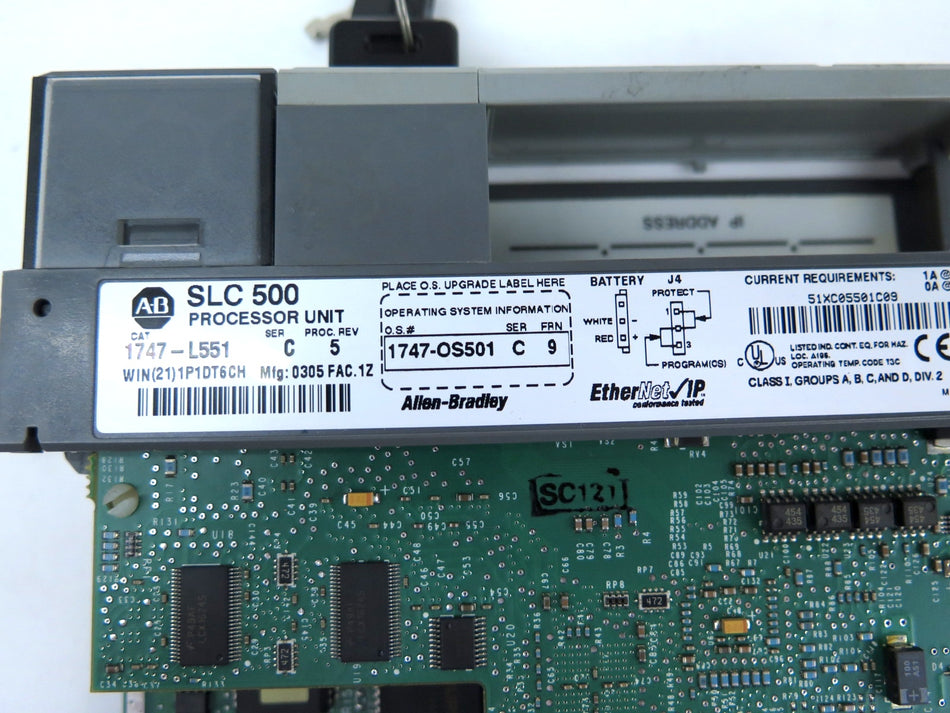 Allen-Bradley 1747-L551 ser.c PLC Processor Unit SLC500
