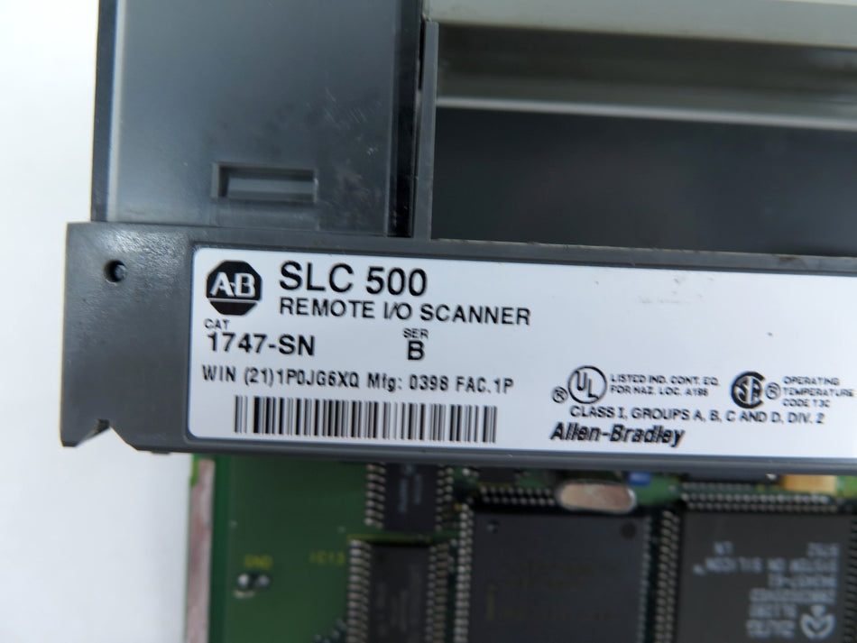 Allen-Bradley 1747-SN ser.b I/O Scanner Ser.B SLC500 PLC LOT OF 3