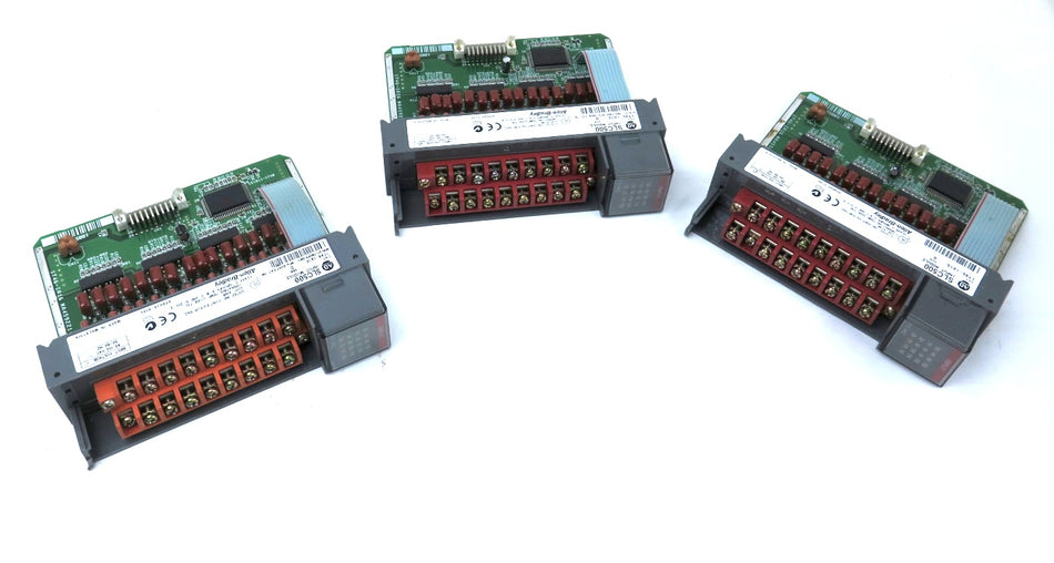 Allen-Bradley 1746-IA16 Ser.D Input Module SLC500 LOT OF 3