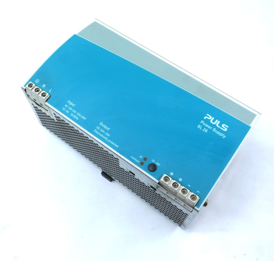 PULS SL20.110 Power Supply Input 120/240VAC 10/5A Output 24V-DC 20A 600W