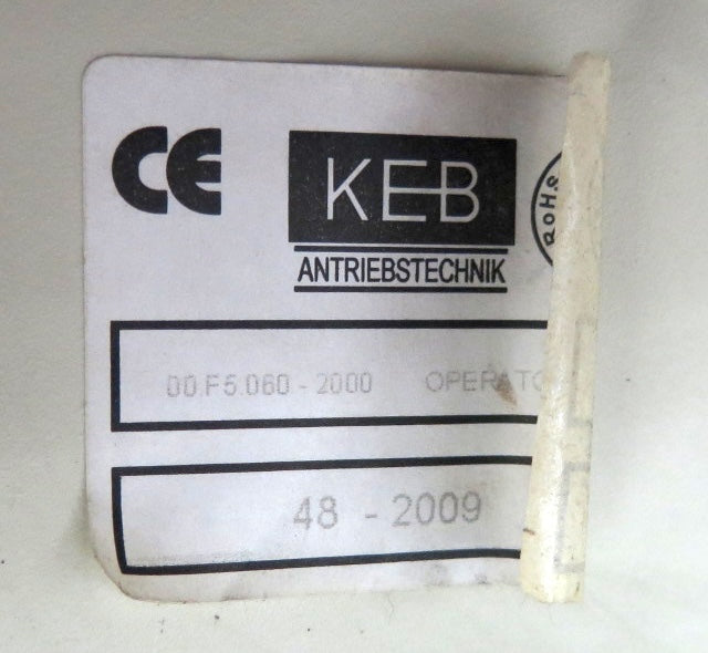 KEB 00.F5.060-2000 Interface Operator Keypad HMI
