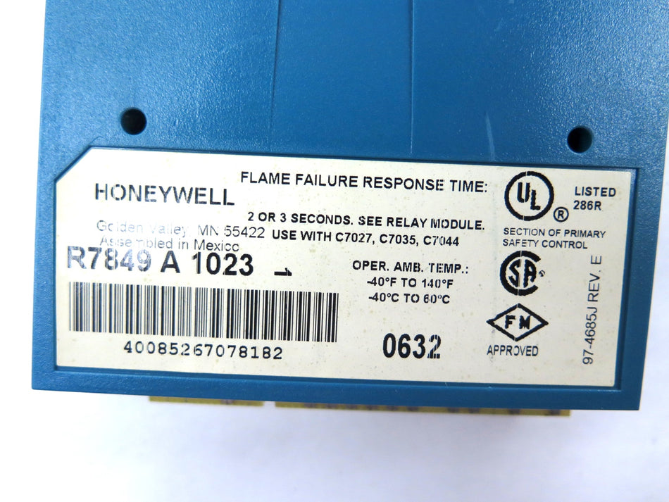 Honeywell R7849A1023 Ultraviolet Flame Amplifier - Advance Operations