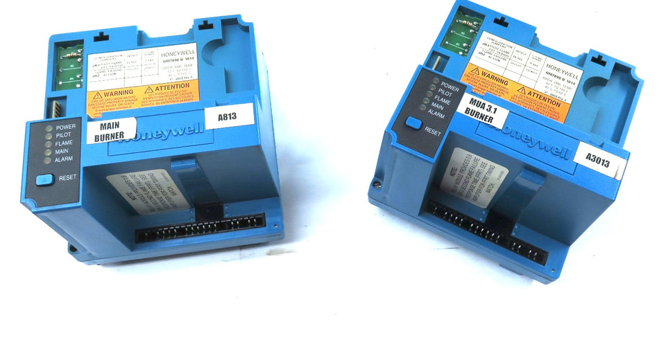 Honeywell RM7890B1014 Burner Control Module LOT OF 2 MAY WORK