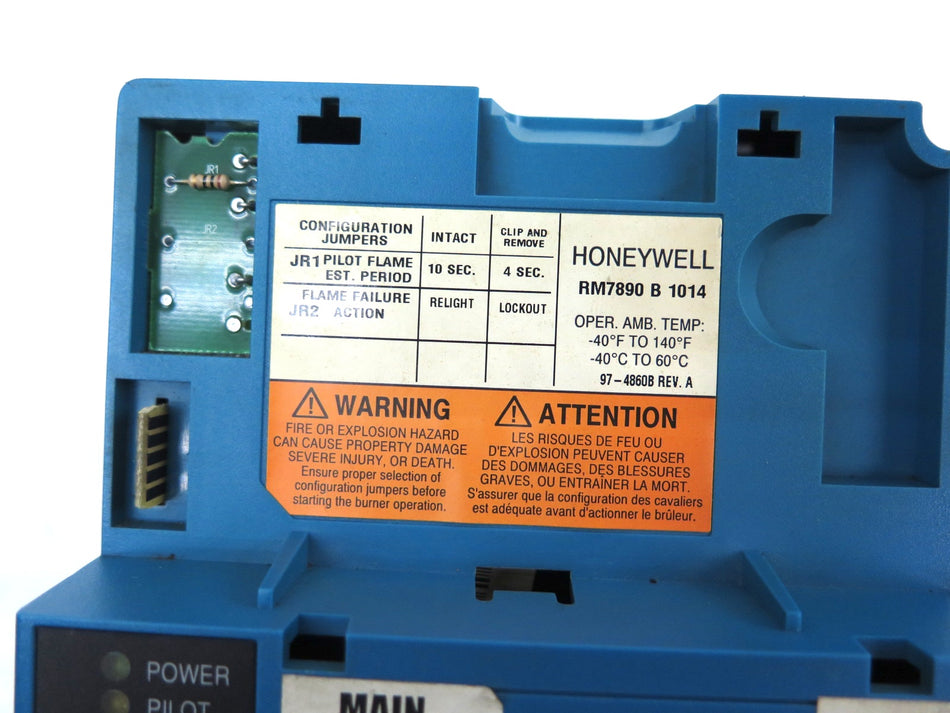 Honeywell RM7890B1014 Burner Control Module LOT OF 2 MAY WORK