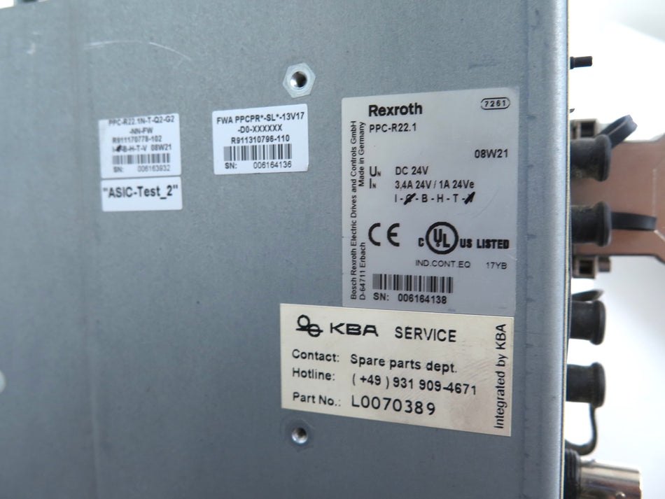Bosch Rexroth PPC-R22.1 Servo Drive Multi Axis Controller